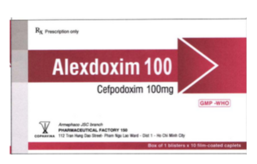 Công dụng thuốc Alexdoxim 100