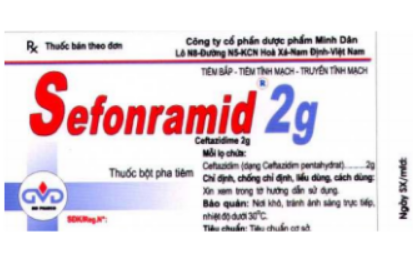Công dụng thuốc Sefonramid 2g