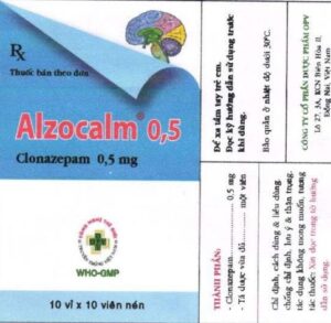 Công dụng thuốc Alzocalm 0.5 và 1.0