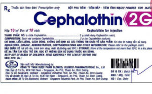 Công dụng thuốc Cephalothin 2g